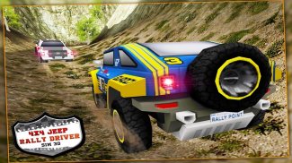 4x4 Jeep Ralli Sürücü Sim 3D screenshot 13