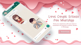 Love Couple WAStickers - Love Stickers 2020 screenshot 2