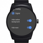 Carbon Neon Watch Face screenshot 1