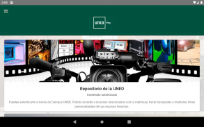Reproductor multimedia UNED screenshot 8