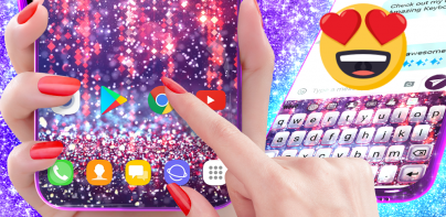 Crazy Glitter Wallpaper Theme