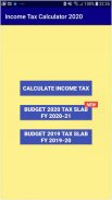 Income Tax Calculator 2020 - New Budget Tax Rates screenshot 4