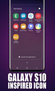 S10 launcher, Galaxy S10 theme screenshot 1