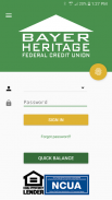 Bayer Heritage FCU Mobile screenshot 0