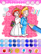 Bride and Groom Coloring book screenshot 15