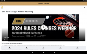 FIBA iRef Academy Library screenshot 0