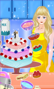 Heart Wedding Cake Cooking Games screenshot 2