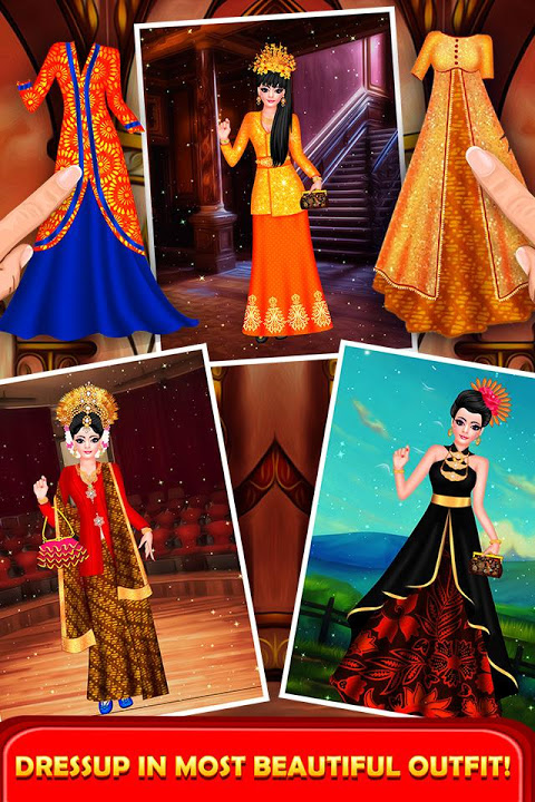 Indonesian doll fashion salon best sale dress up & makeover