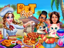 Pet Cafe - animal Restaurante Jogos de Culinária screenshot 4