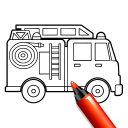 Car Coloring Pages ASMR Icon