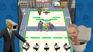 Merge Toilet Monster Fight screenshot 0