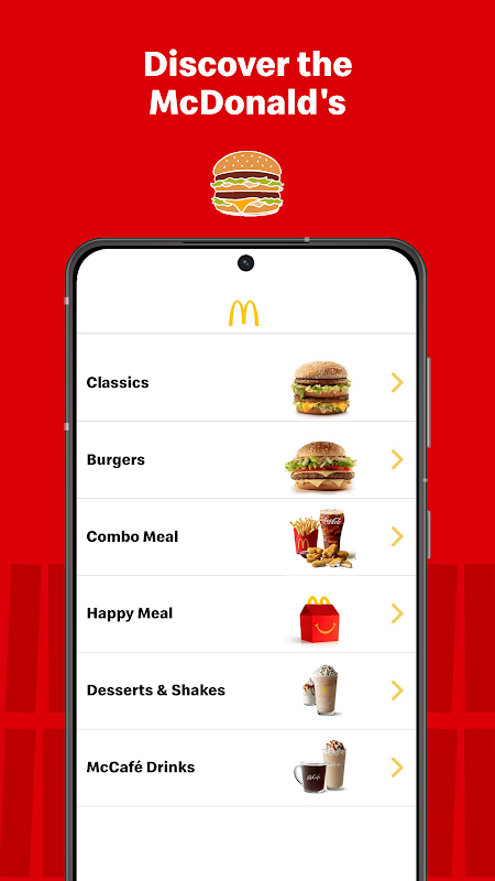 McDonald's App para Android e iOs - Descarga de graça!