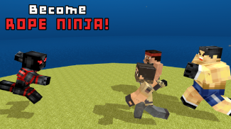 Dead Rope Ninja: Blocky City screenshot 2