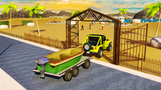 caravane camion au volant Jeux screenshot 0