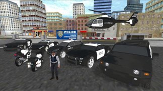 3D รถตำรวจและเกมจำลองรถ screenshot 3