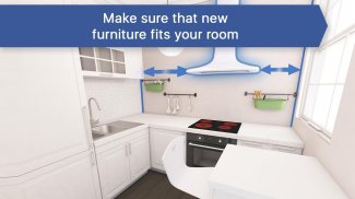 3D Cozinha Design para IKEA: Room Interior Planner screenshot 5