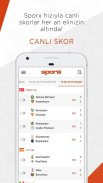 Sporx - Spor Haber, Canlı Skor screenshot 5
