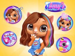 Salón de Belleza de Amy: gatitas cambian su imagen screenshot 10