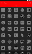 Grey and Black Icon Pack screenshot 1