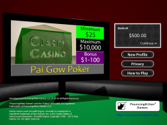 Clarity Casino Pai Gow Poker screenshot 2