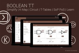 BooleanTT - Simplify KMap Simulator TTables Learn screenshot 9