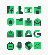 Warak Green - Icon Pack screenshot 4