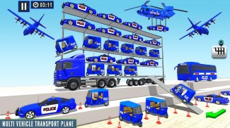 Police Tuk Tuk Transport Games screenshot 1