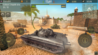 Grand Tanks: 战争机器 最好的在线坦克射击游戏 screenshot 0