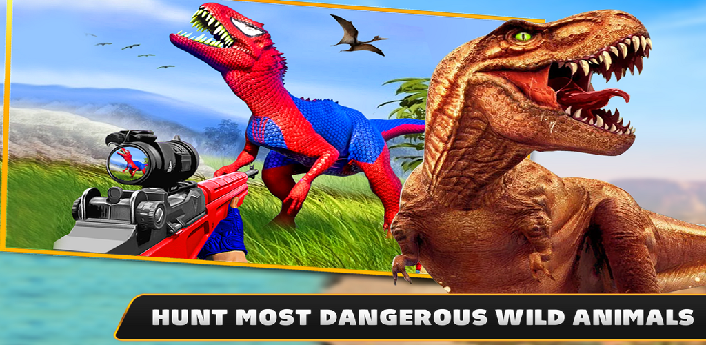 Dino Hunter: Wild Dinosaurs Hunting Survival Games