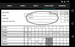 Badminton Umpire Score Keeper screenshot 0