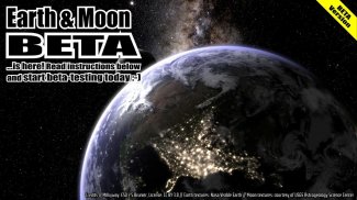 🌎 Earth & 🌜 Moon in HD Gyro 3D screenshot 1