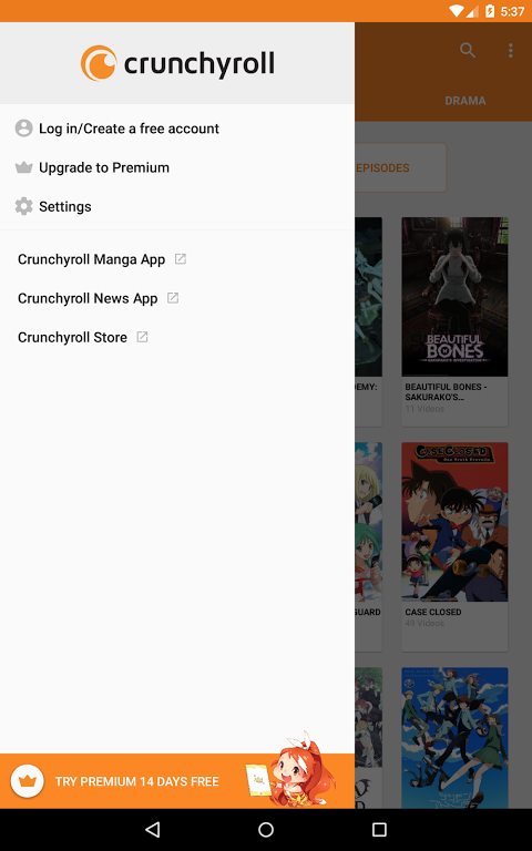 crunchyroll aptoide