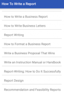 How to Write a Report screenshot 1