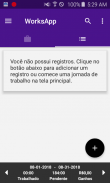 WorksApp Controle de Horas screenshot 2