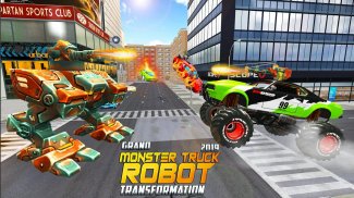 Real Robot Transform Monster Truck Fight screenshot 4