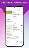 MHT/MHTML Viewer - MHT Creator screenshot 4