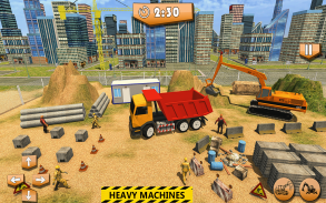 Heavy Construction Building: Truck Excavator Games screenshot 13