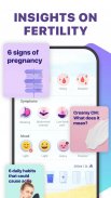 Period Tracker, Ovulation Calendar & Fertility app screenshot 4