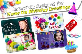 Birthday Greeting Cards Maker: Create photo frames screenshot 3