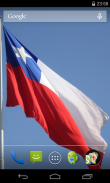 Flag of Chile Live Wallpapers screenshot 0