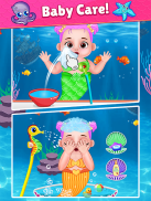 Mermaid Mom & Baby Care Game screenshot 14