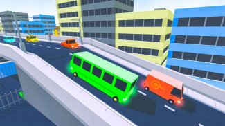 Coach Bus Driver Blocky Game Public Transport Sim screenshot 3