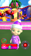 Falando Babsy Baby Xmas Jogos screenshot 3