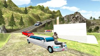 limousine auto guida fuori strada 3D screenshot 3
