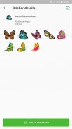 Butterflies Stickers - WAStickerApps screenshot 0