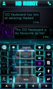 HD Robot GO Keyboard Theme screenshot 4