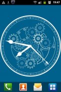 Clock Blueprint Wallpaper screenshot 4