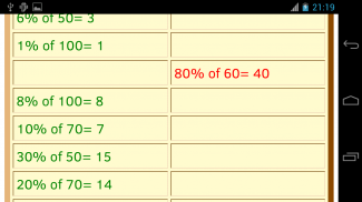 percentage math fun screenshot 4