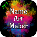 Name Art Maker & Text Editor Icon