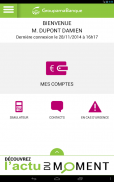 Application mobile GBanque screenshot 0